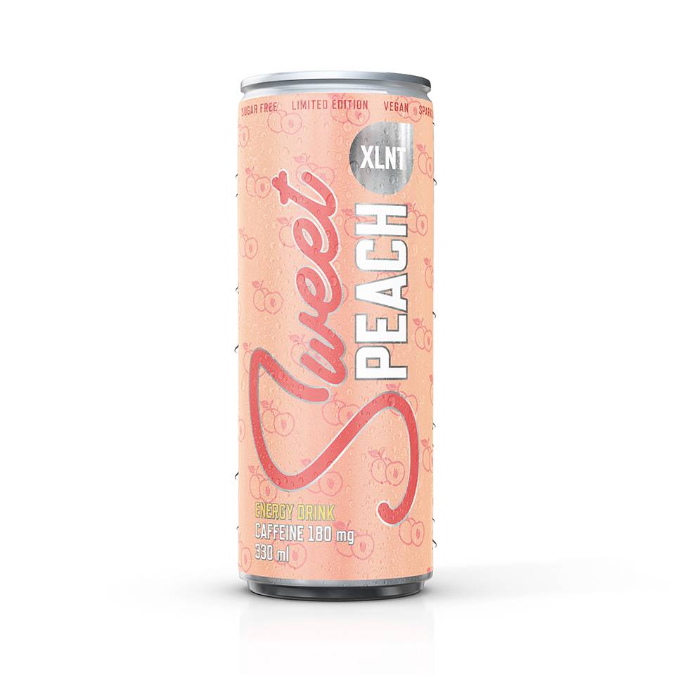 XLNT Sports Energidryck - 330 ml - Sweet Peach