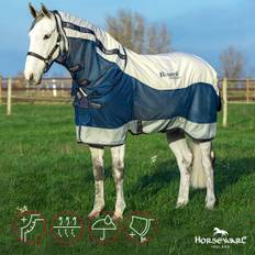 Horseware Rambo Summer Series Valgdeltagelse - Navy / Grå (7'3 - 165 cm)