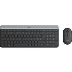 Logitech MK470 Slim Wireless Combo Tastatur og mus-sæt.