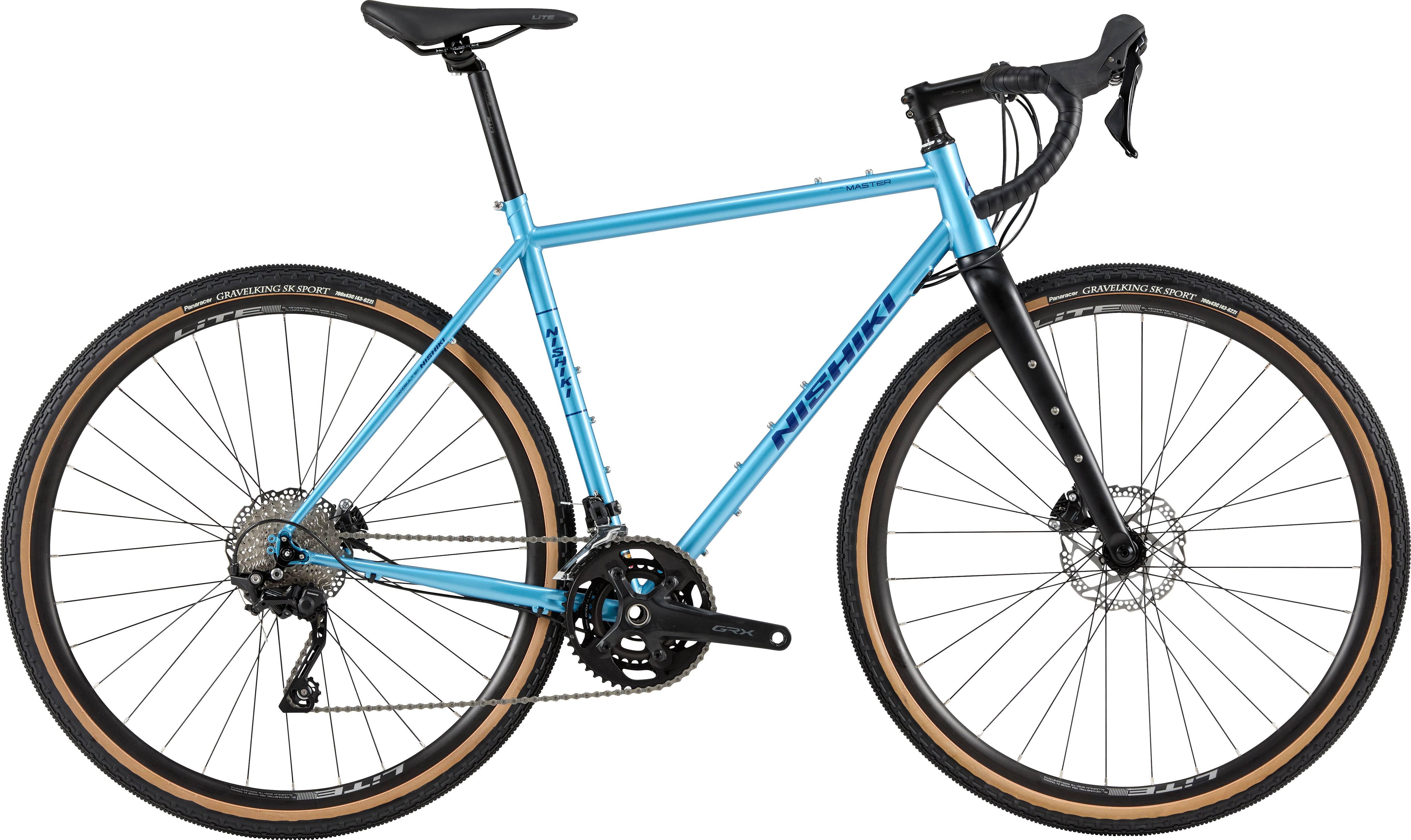 Nishiki Gravel Master Herre Blank Lys Blå - 2026