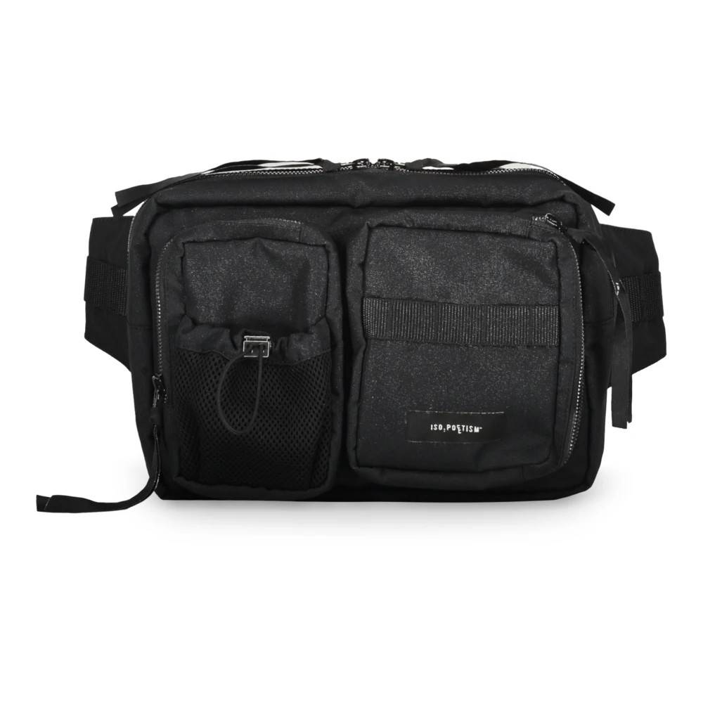 ISO.POETISM Technical Fabric Belt Bag - Tasker - Herre - Sort - ONE SIZE - Polyester