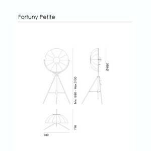 Fortuny Petite Gulvlampe