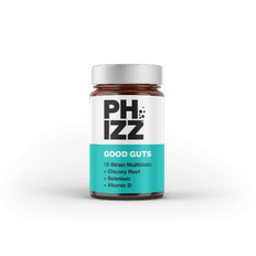 Phizz Good Guts 12 Strain Multibiotic with Vitamin D + Selenium, 30 Capsules