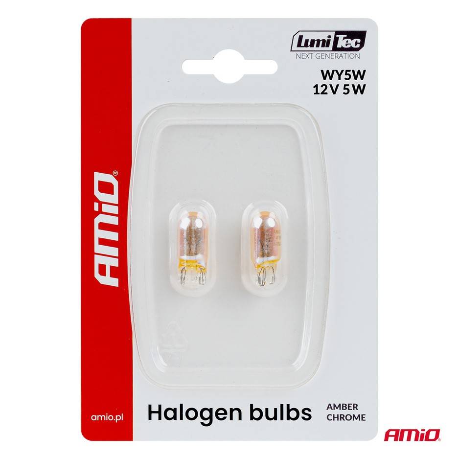 AMiO 04626 Glødepære Halogen, 12V, 5W
