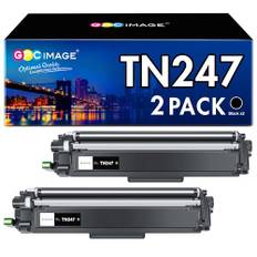 GPC IMAGE TN-243BK TN247 Kompatibel für Brother MFC L3750CDW für DCP-L3510CDW DCP-L3550CDW HL-L3210CW HL-L3230CDW HL-L3270CDW MFC-L3710CW MFC-L3730CDN MFC-L3750CDW MFC-L3770CDW (2er-Pack, Schwarz)