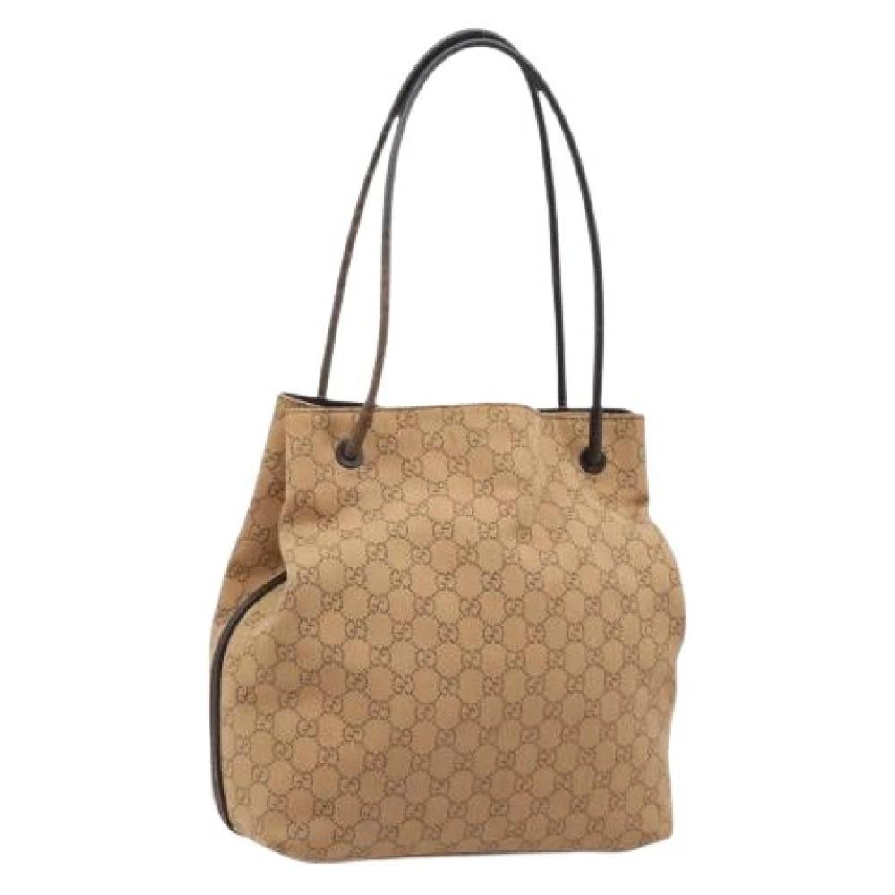 Gucci Vintage Pre-owned Vintage Bucket Bag - Vintage - Dame - Brun - ONE SIZE - Uld
