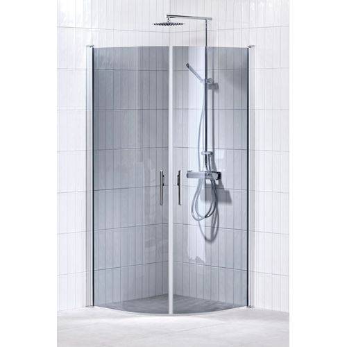 Alterna Lusso HT2 Svängd duschhörna 90x90 (gråtonat glas)