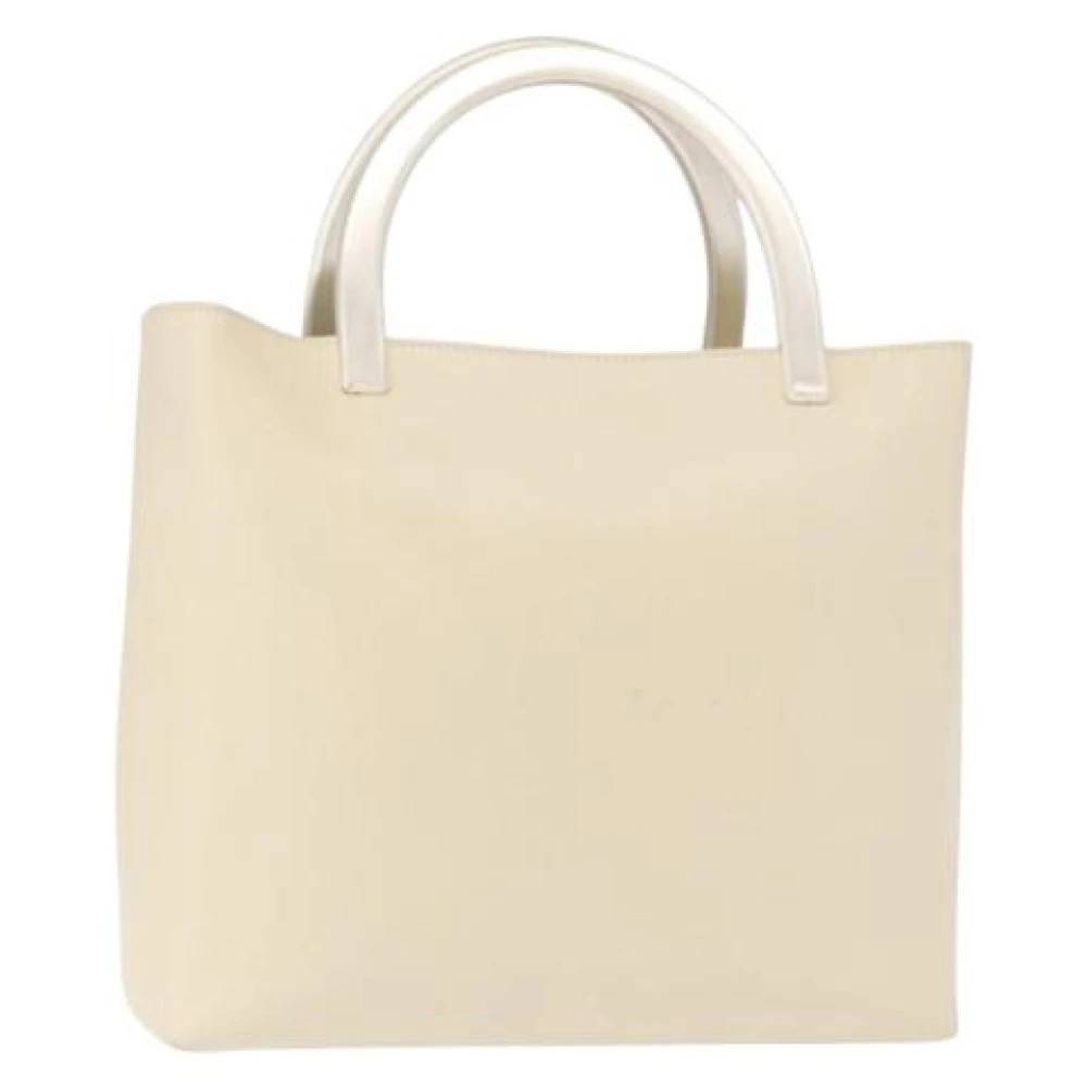 Prada Vintage Pre-owned Vintage Håndtaske - Vintage - Dame - Hvid - ONE SIZE - Læder
