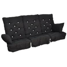 Hammockdynset hög rygg svart