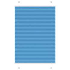 Plisserad persienn blå 80x150 cm tyg bredd 79,4 cm polyester