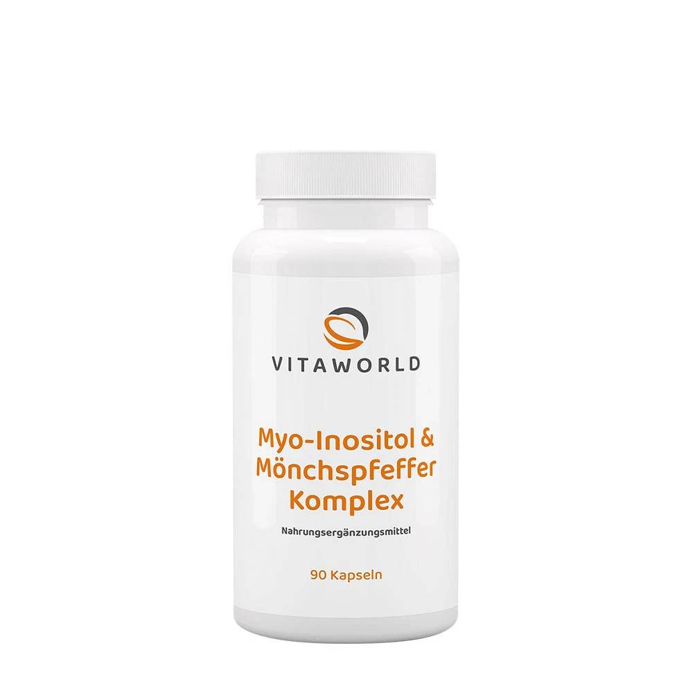 Vitaworld - Myo-Inositol + Munkpepparkomplex 90 kapslar