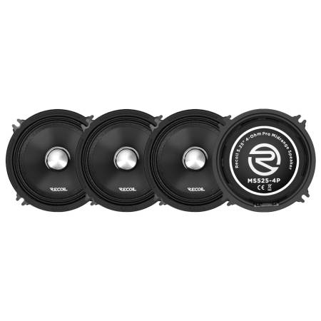 4-pack Recoil MS525-4P, 5.25" SPL-mellanregister
