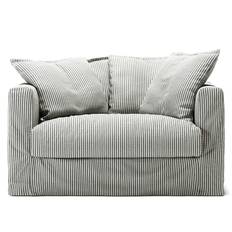 Decotique Klädsel Till Le Grand Air Love Seat Ash Stripe - Möbelklädsel Linne Ash Stripe - 11003172