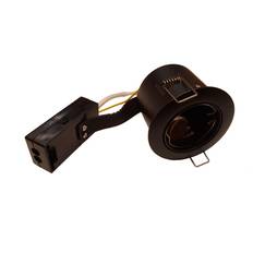 DL463 Indbygningsspot mat sort 230V GU10