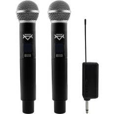 Veles-X Dual Wireless Handheld Microphone Party Karaoke System with Receiver Trådløst sæt 195 - 211 MHz