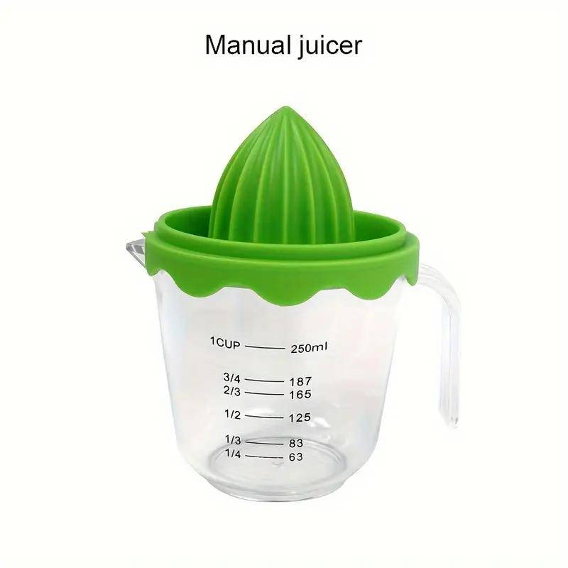 Manual Fruit Juicer with Measurement Markings: Perfect for Home Kitchen Use
