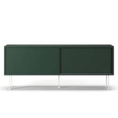 Decotique Vogue Mediebænk Med Ben 136 Cm / Hvid - Tv-bænke & Mediebænke Mdf Grøn - 193999-308812-308811