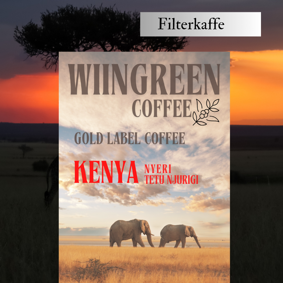 250 gr Kenya Nyeri Tetu Njurigi, Friskristet kaffe, hele bønner