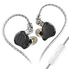 HEBEOT För KZ ZS10 Pro X In Ear hörlurar för KZ ZS10 Pro X – öronskärmar med ergonomisk komfort avancerad ljudteknik för spelmusik (med mikrofon)