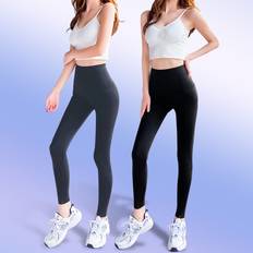 Hip Lifting Slim Shaping Leggings - Gray / M