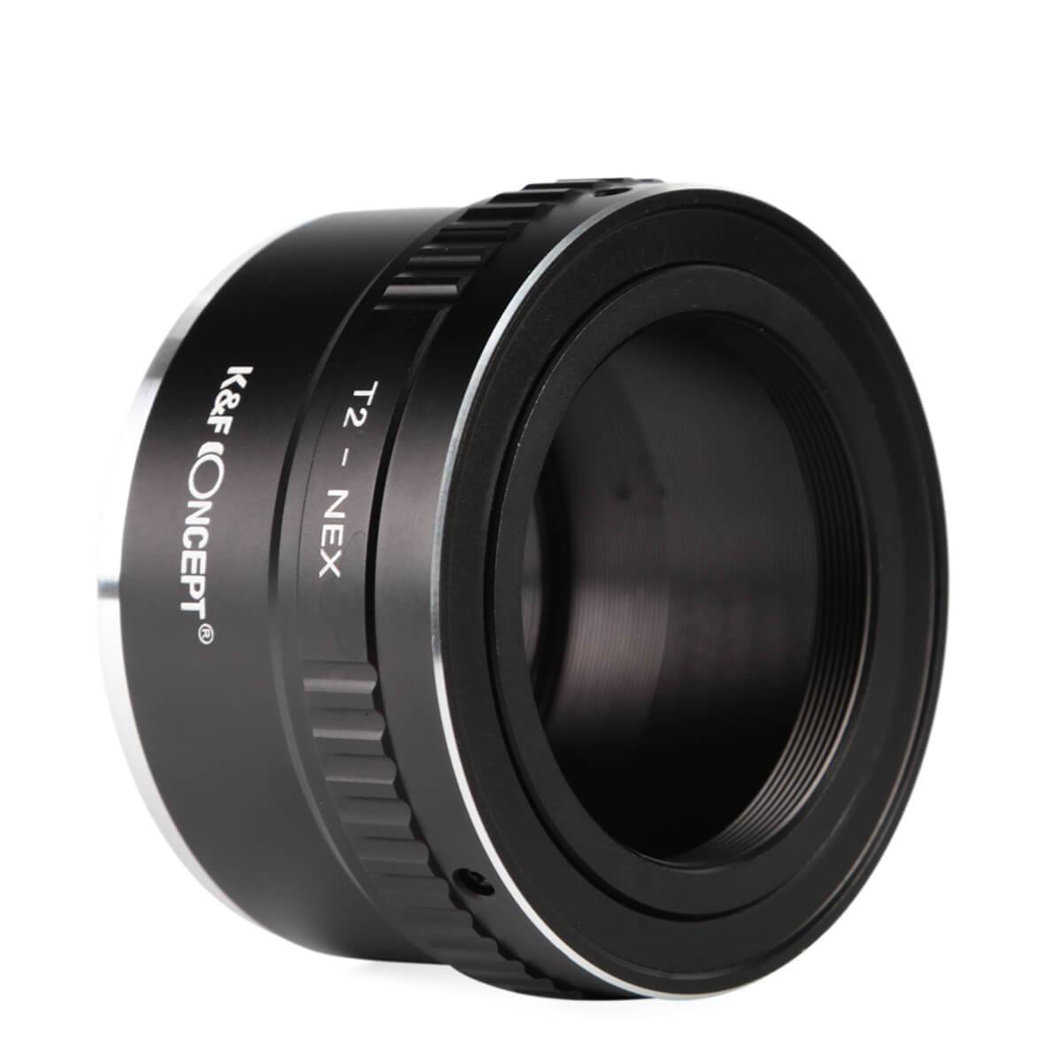 K&F Concept Objektivadapter till T2-optik för Sony E kamerahus