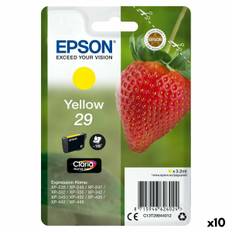 Høj-Kvalitets Original Gul Blækpatron til Epson XP 235, 332, 335, 432, 435 (10-Pack)