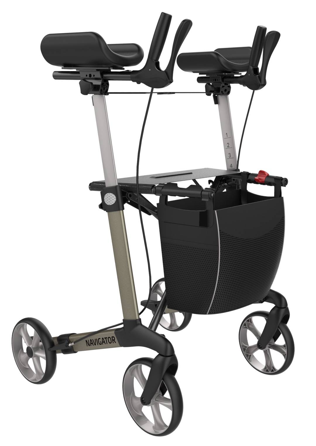 Rollator Navigator med drejbare armstøtter