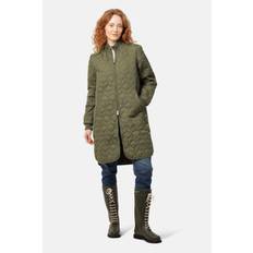 Padded Quilt Coat - Army - 40 - art06 padded quilt coat coat army