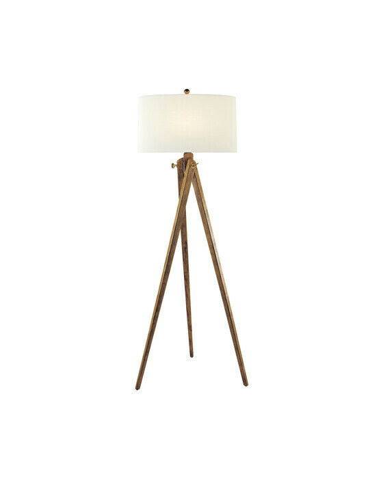Visual Comfort Tripod golvlampa French Wax