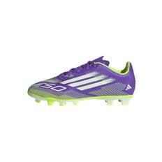 Soccer Cleats Junior F50 Club FXG Boys Girls Purple Lemon cm [Adidas] 17-24.5cm Rush/Footwear White/Lucid (JI0030) 21.5