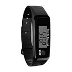 Fitnessspårare, stegräknare, aktivitetsklocka med stegräknare och kaloriräknare pedometer vattentät bärbar lätt fitness smartwatch för kvinnor och män