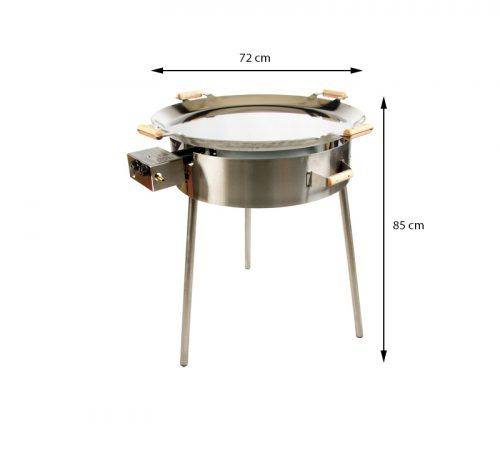 Stekhäll Gasol PRO-720 inox: NY från fabrik