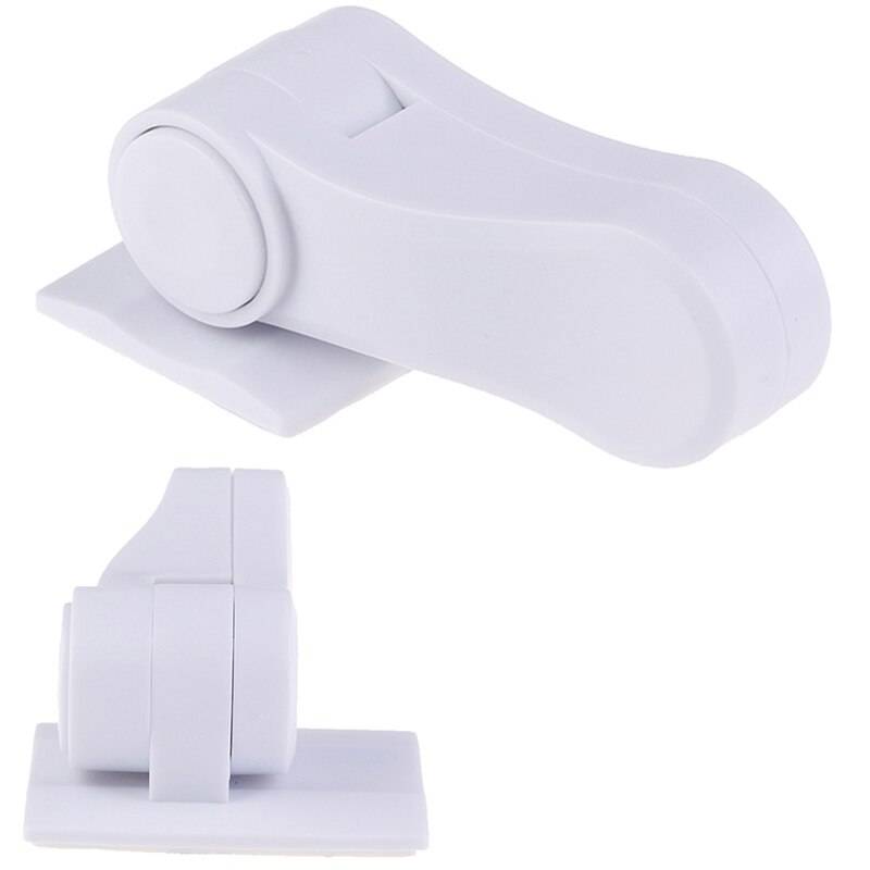 1pc barnsäker säkerhetsfönster dörrfönster lås säkerhetsspak handtag soplås 7.2*3.4*5cm