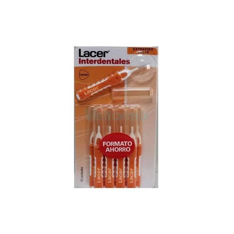 Lacer Interdentale Extra Fine Morbido Dritto 10 pezzi — Spazzolini interdentali