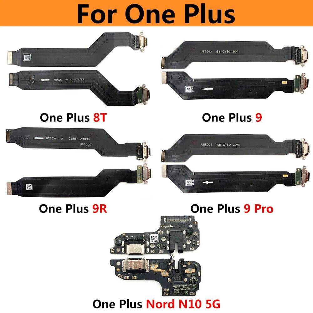 NY Typ C USB-laddare Laddningsport Dockanslutning Kort Flexkabel För Oneplus 5 5T 6 7 7T 8 8T 9 Pro 9R Nord N10 5G