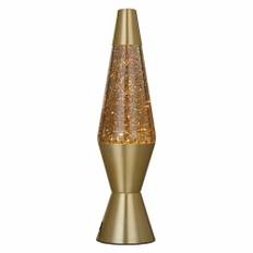 Lavalampe Glitter Guld