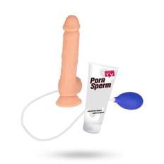 VIKING COCK 15.5CM SPRØJTEDILDO + YOU2TOYS PORN FAKE SPERM 250 ML