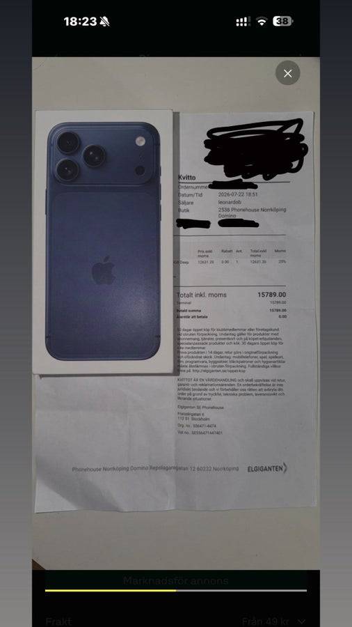 iPhone 17 Pro Max Deep Blue