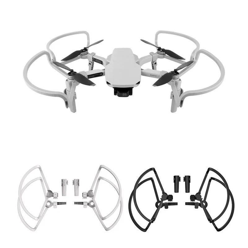 Propellerskydd för DJI Mavic Mini 2/SE/1 Bladskydd med Fällbar Landningsställssats Tillbehör grå