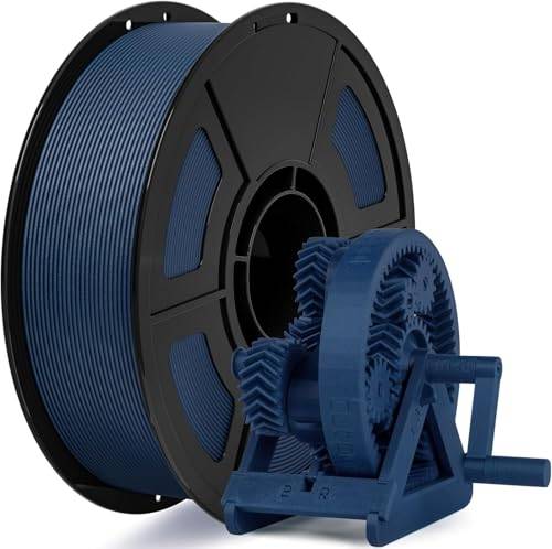 IEMAI PETG CF 1 kg, blå kolfiber PETG-filament 1,75 mm, 3D-skrivarfilament med 20 % kolfiber, mått +/- 0,02 mm
