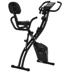 Motionscykel Siddende med Magnetisk Modstand, Foldbar, Sort