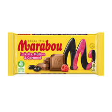 Marabou Lakrits, Hallon och Caramel