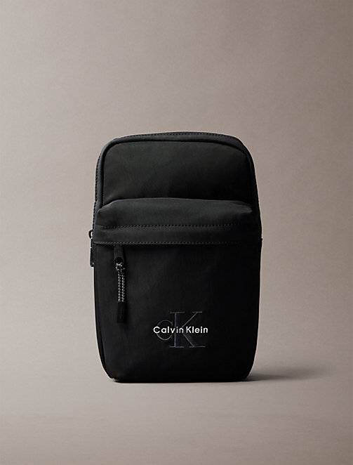 Calvin Klein  Nylon Signature Logo Sling Bag