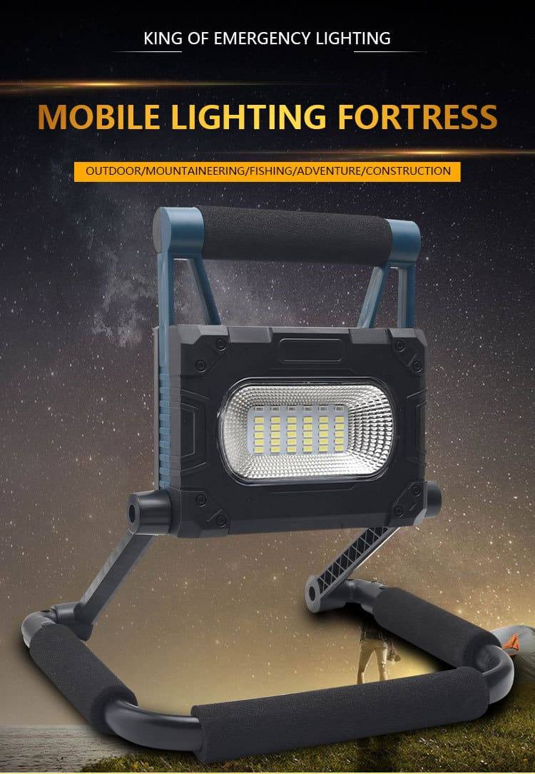 LED arbejdslampe, håndværker lampe, camping lampe, udendørs/indendørs reparationer Easylight.dk