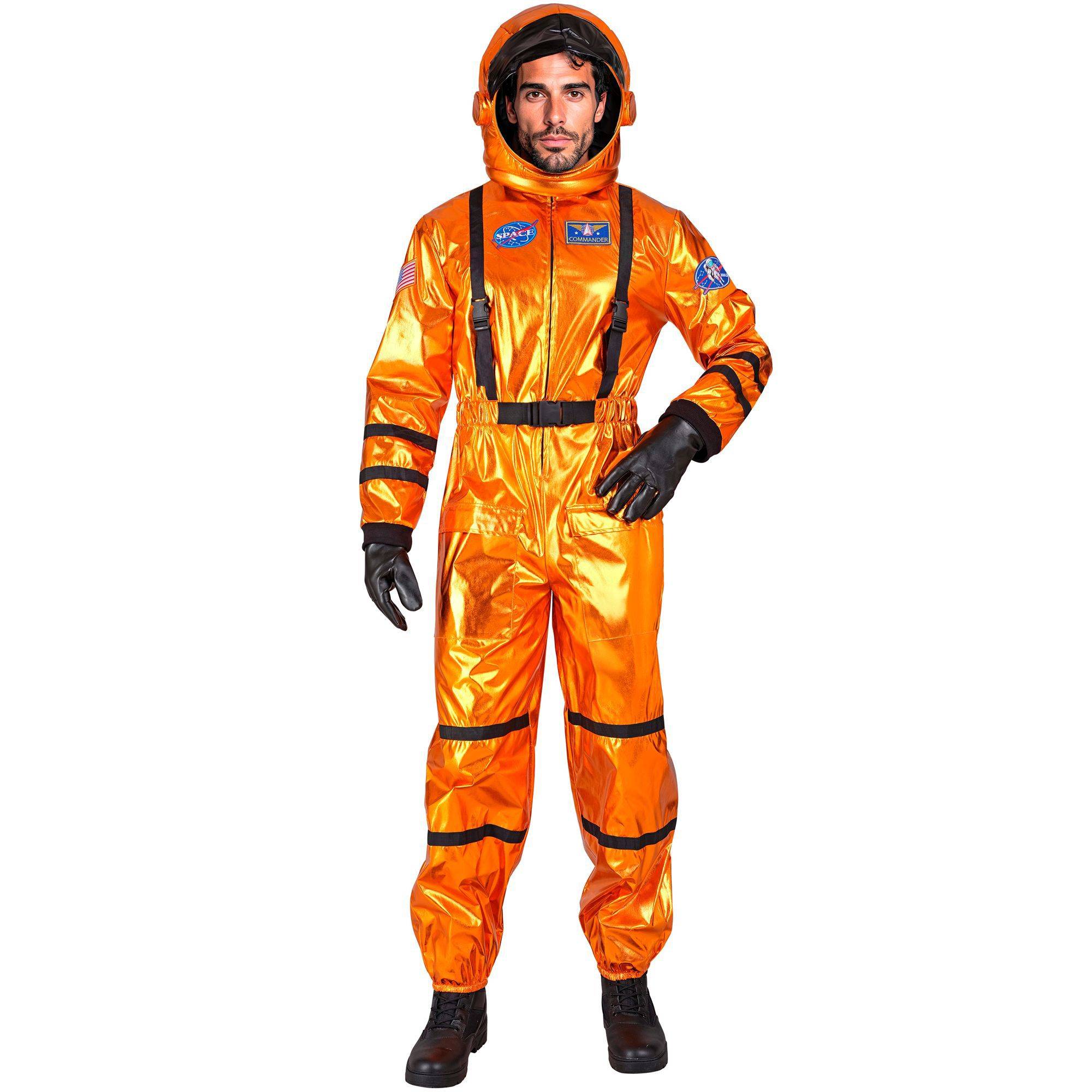 Orange astronautdräkt för herrar