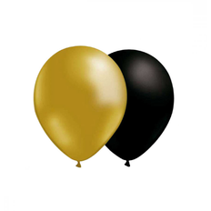 Ballongkombo Guld & Svart 28cm