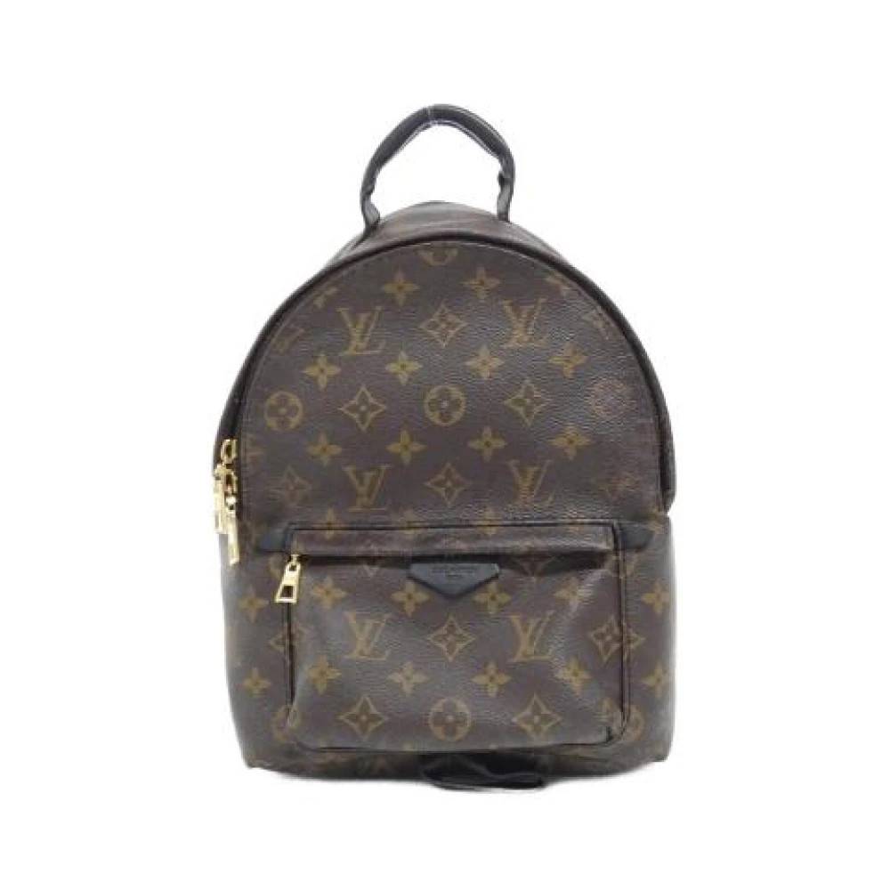Louis Vuitton Vintage Pre-owned Palm Springs Monogram Rygsæk - Vintage - Dame - Brun - ONE SIZE - Uld