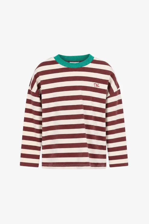 The New Chapter | Lou longsleeve | Brownstone Stripes - 122-128