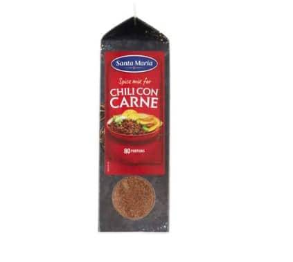 Santa Maria Chili Con Carne Krydderi Mix 448g