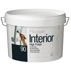 Flügger Interior High Finish 90 Sort 3 L